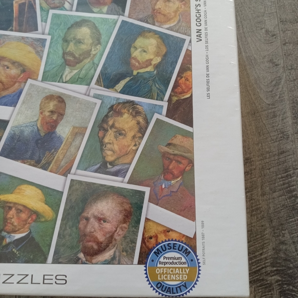 Eurographics 6000-5308 Van Gogh Selfies by Vincent Van Gogh 1000-Piece Puzzle - Picture 2 of 4
